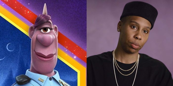 A la derecha, la actriz abiertamente homosexual Lena Waithe que da vida al personaje LGTB de Onward de la izquierda.