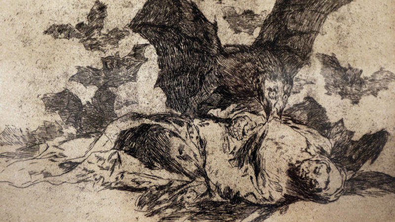 Grabado de la colección Los desastres de la guerra de Francisco de Goya (1810-1815)