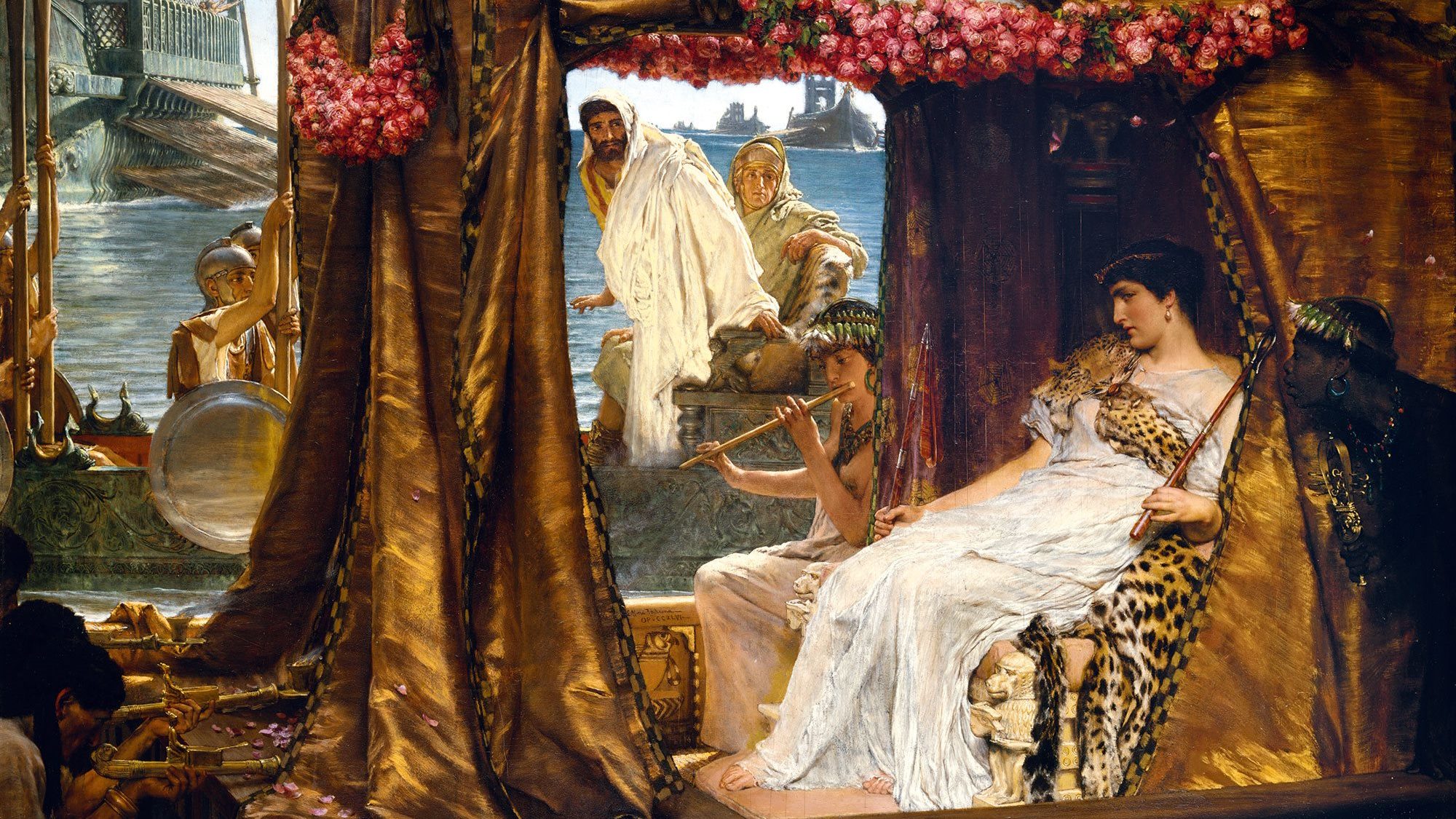 El encuentro de Antonio y Cleopatra