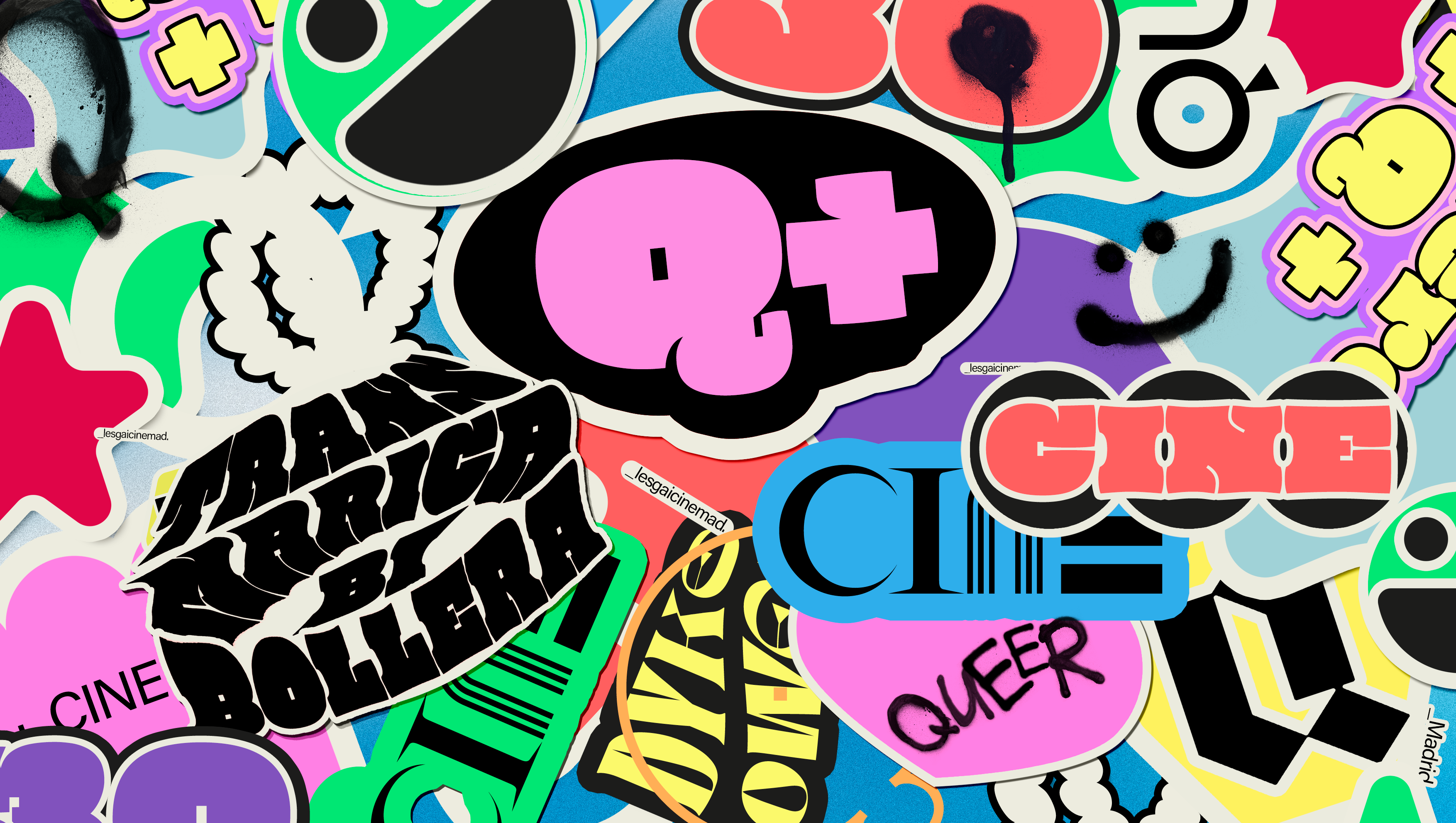 Cartel del festival QueerCineMad 2025